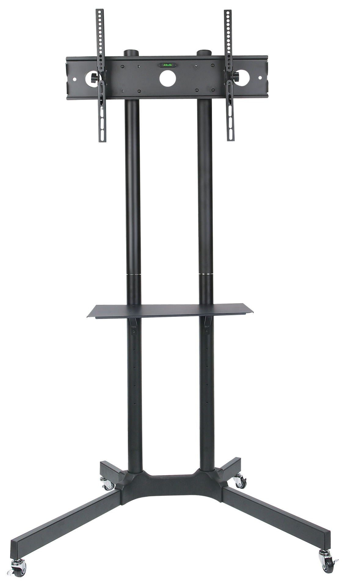 Trolley floor support for LCD LED TV 30"-65", with shelf