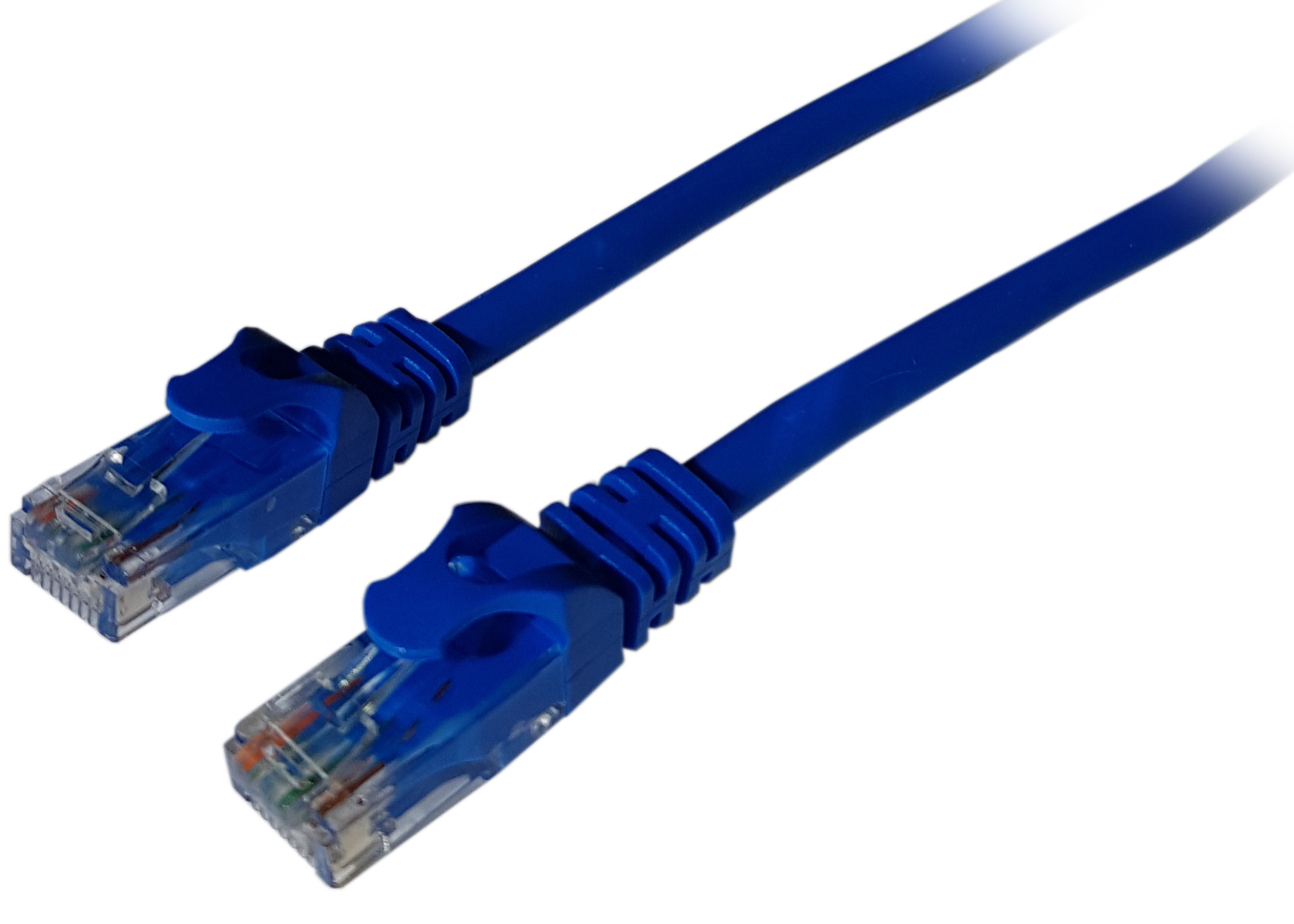 RJ45 Patchcable U/UTP, Cat.6A 2.0m, blue, LSZH  OD=6,2mm
