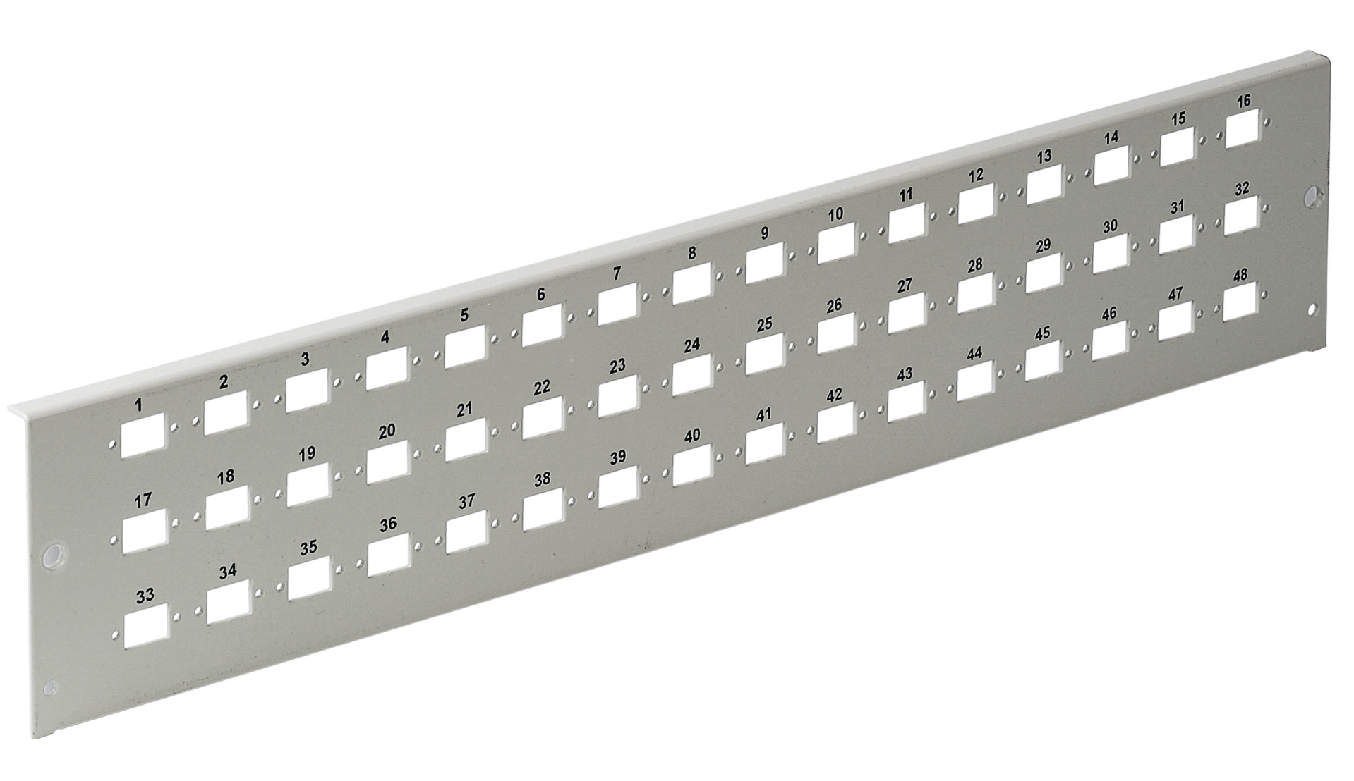 Distribution Plate, RAL 7035 48 SC/SC, for 53604.1V1