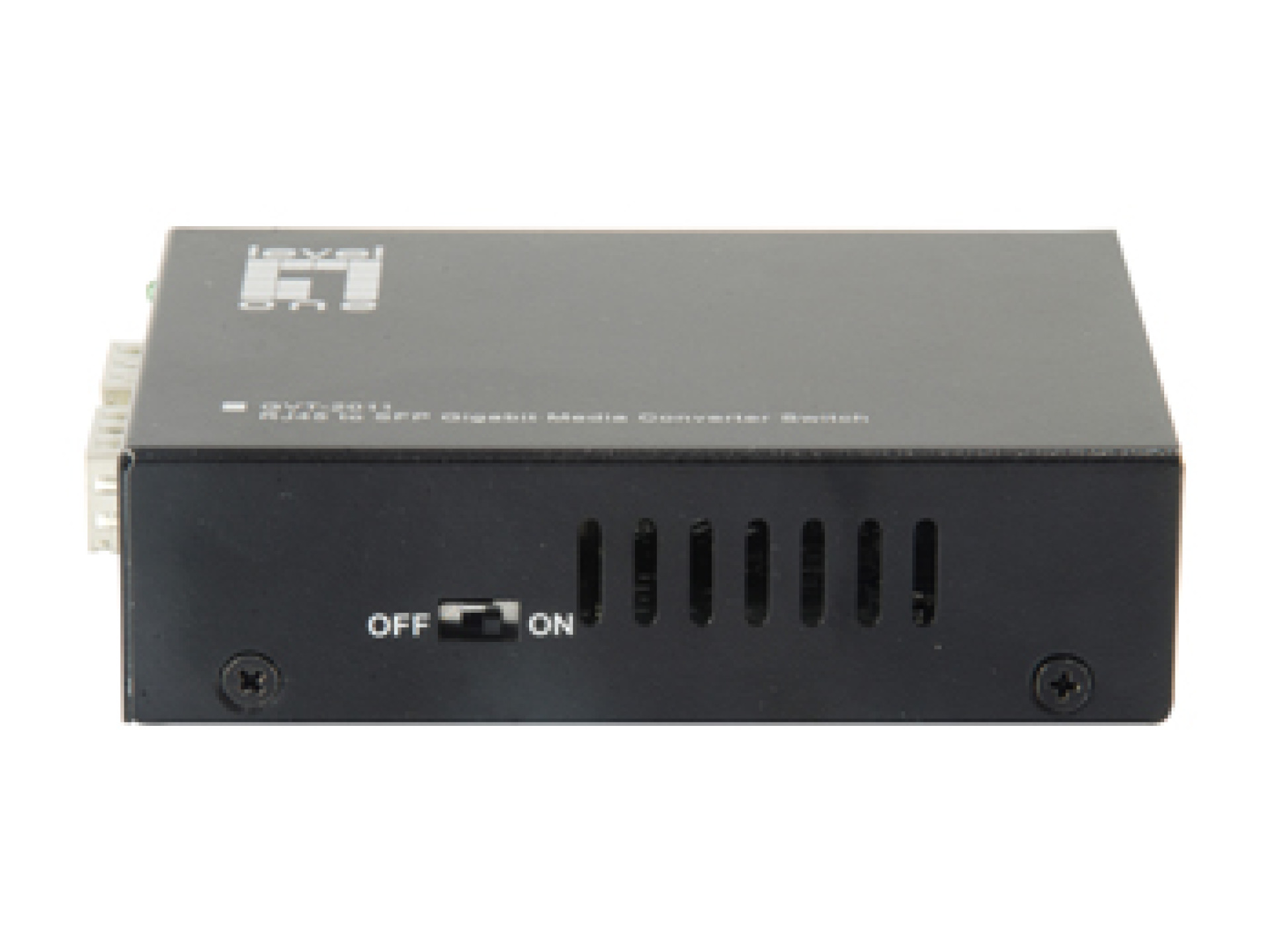 Gigabit RJ45 to SFP Media Converter-Switch, 2x SFP, 1x RJ45
