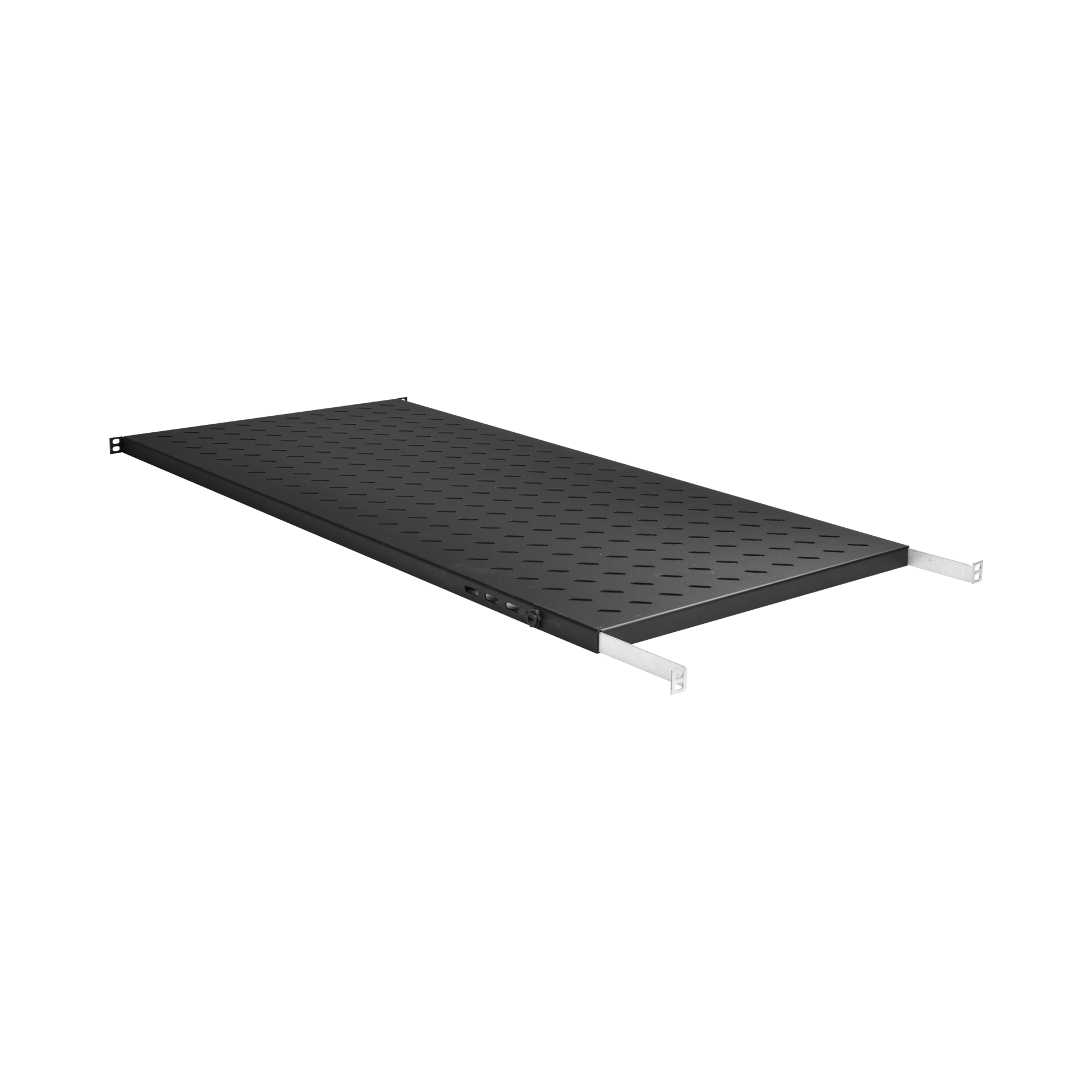 19" 0.5U Shelf, Fixed, MD 950..1050 mm, Max. Load 70 kg, CD 1200, RAL9005