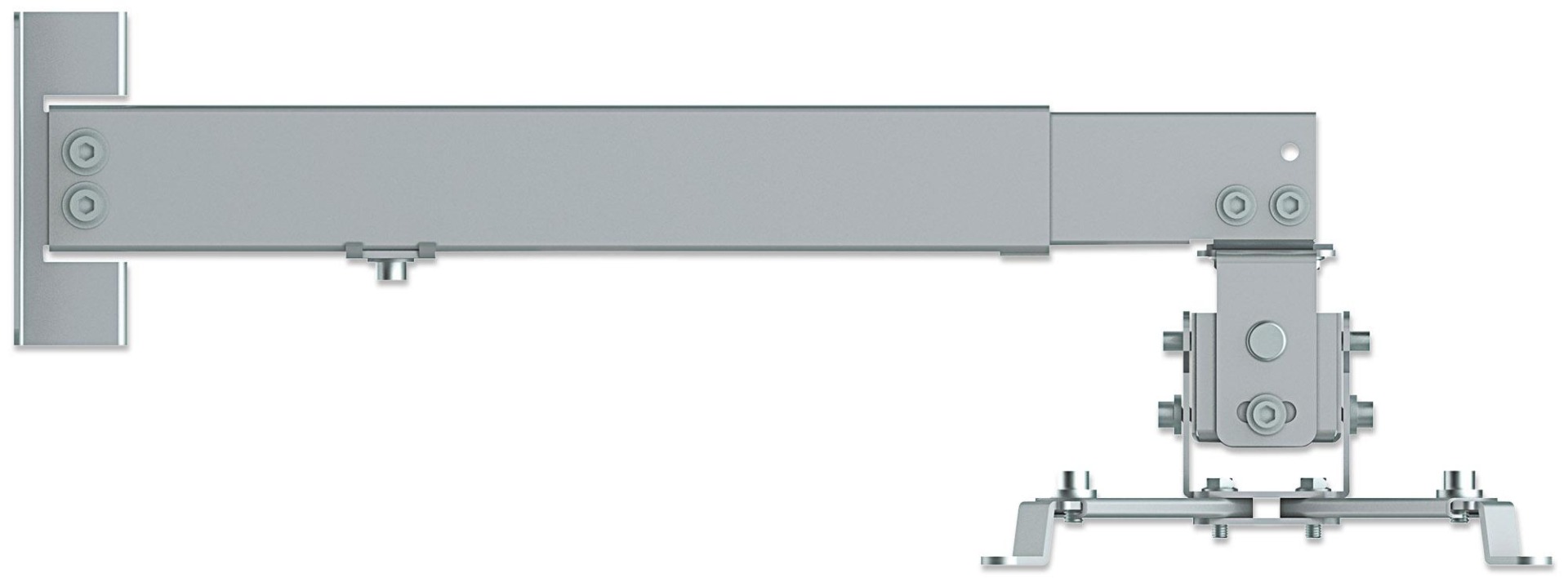 Wall-/Ceiling Support for projectors, extendable 43-65cm