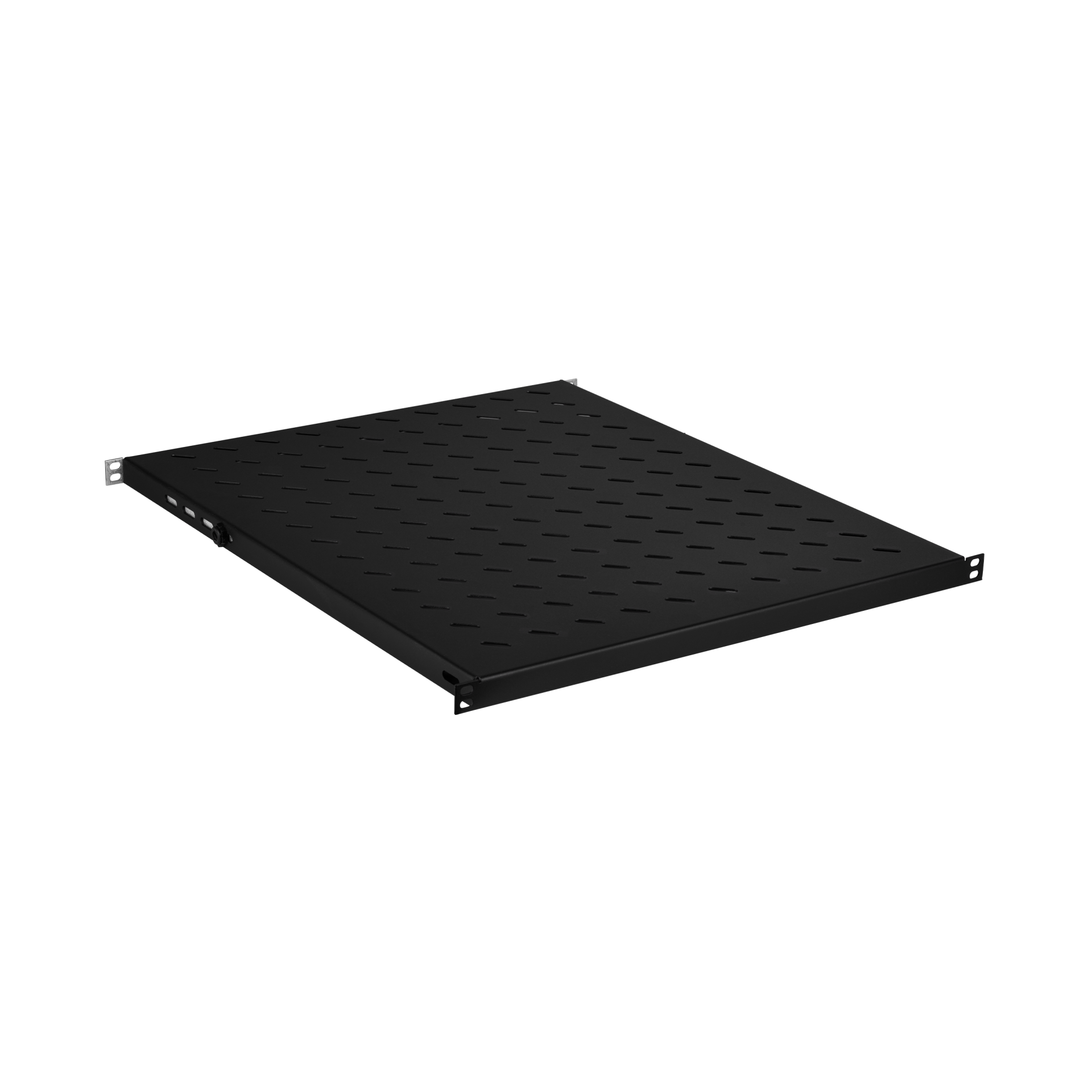 19" 0.5U Shelf, Fixed, MD 550..650 mm, Max. Load 70 kg, CD 800, RAL9005