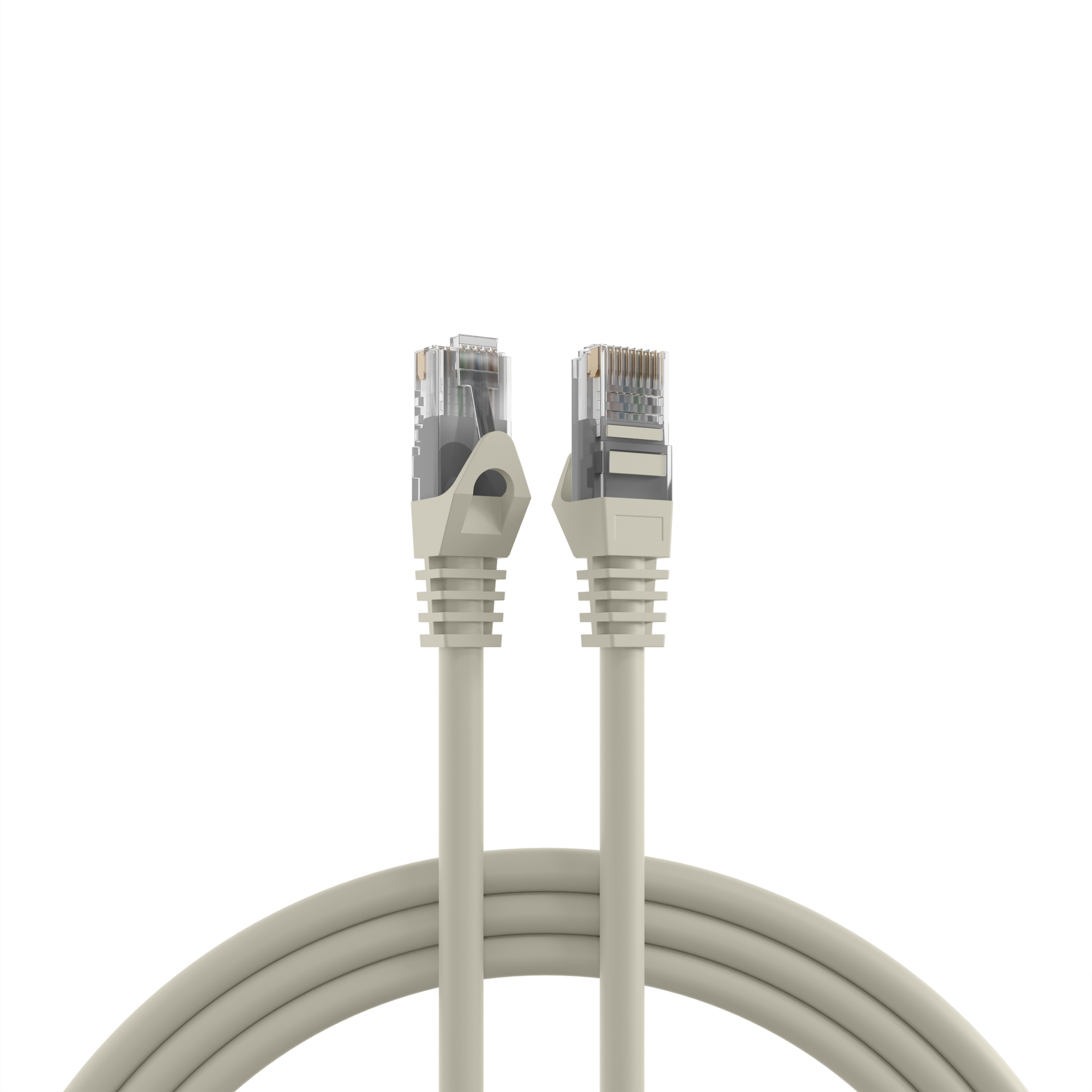 RJ45 Patch Cord Cat.5e U/UTP LSZH CCA AWG24/7 grey 2m