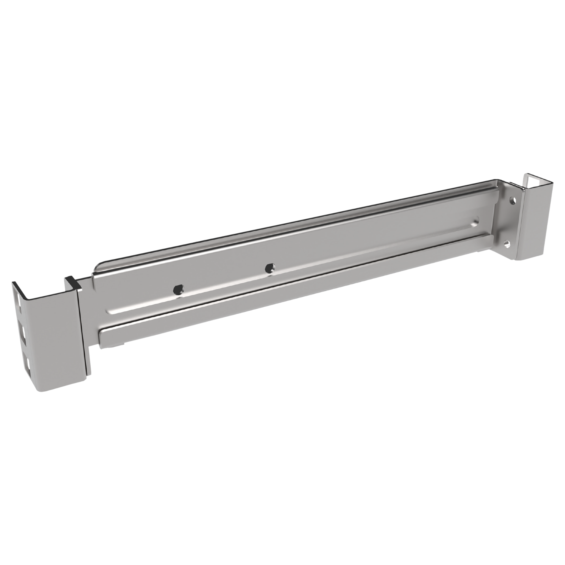 Sliding Rails, Teleskopic, for Depth 600, Set 2 Pieces L/R