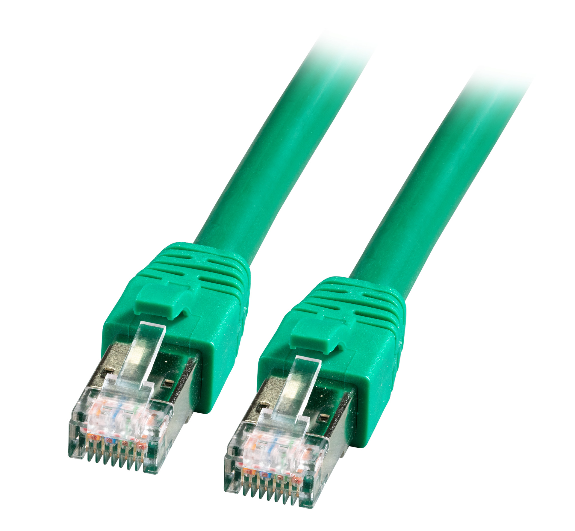 RJ45 Patch cable S/FTP, Cat.8.1, BC, LSZH, 0,5m, green