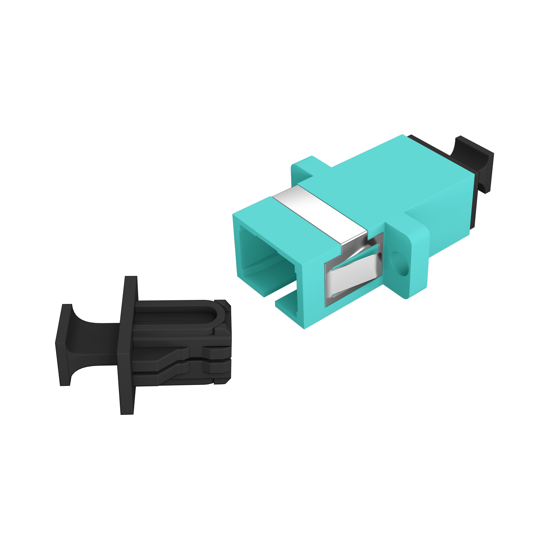 Adapter  SC Simplex OM3 aqua 