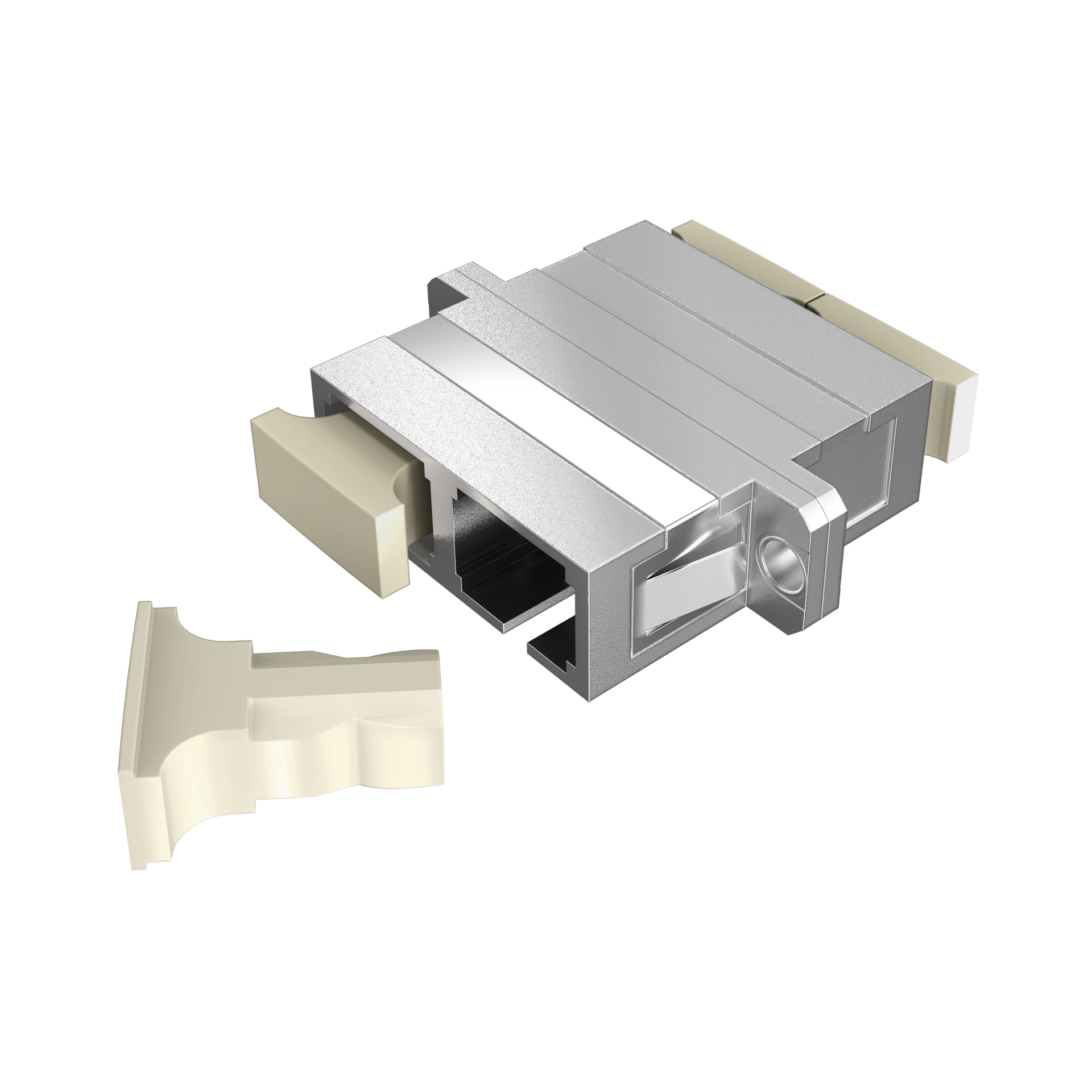 Adapter  SC Duplex OM1-5 metal housing 