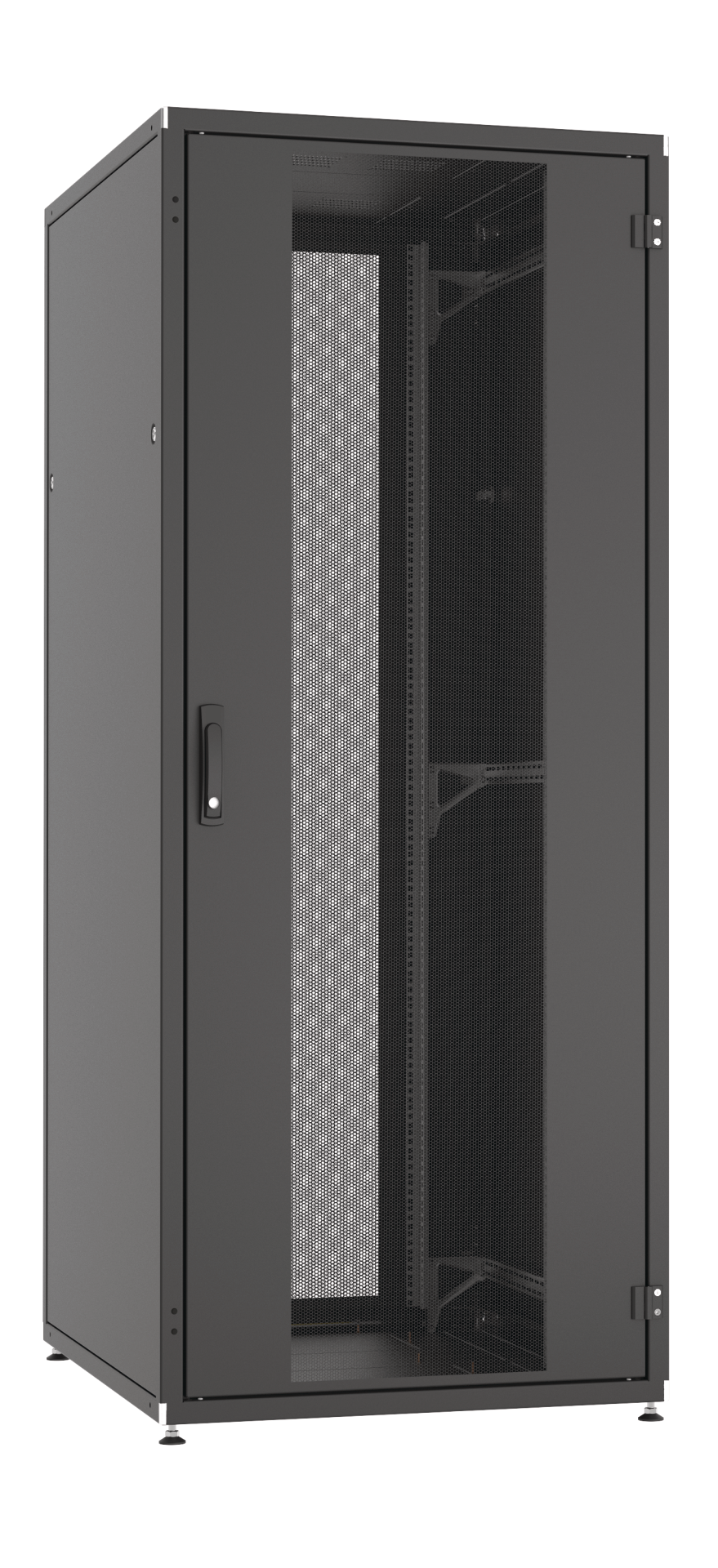 19" Network Cabinet PRO 47HE 600x1200 mm, Front door 1-part/Rear door 2-part